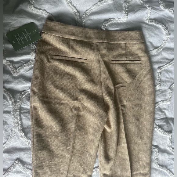 Flared Dress Pants in Beige - Picture 7 of 9